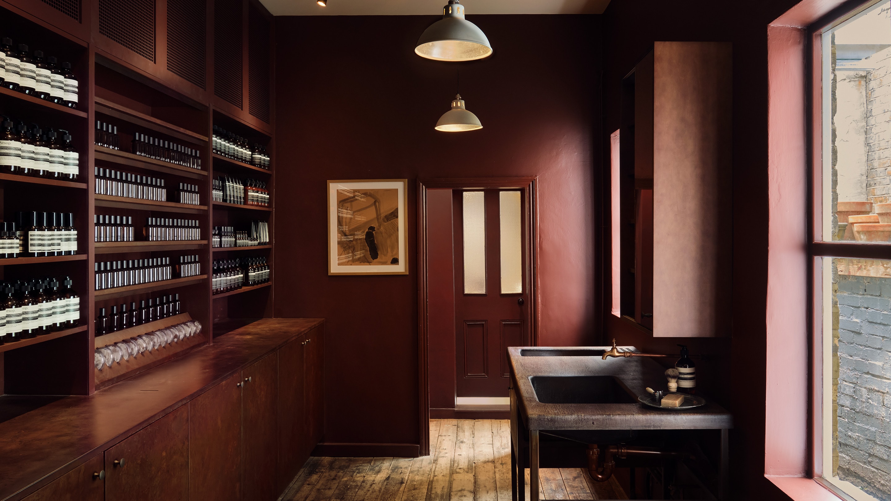 Aesop Shoreditch II store interior.