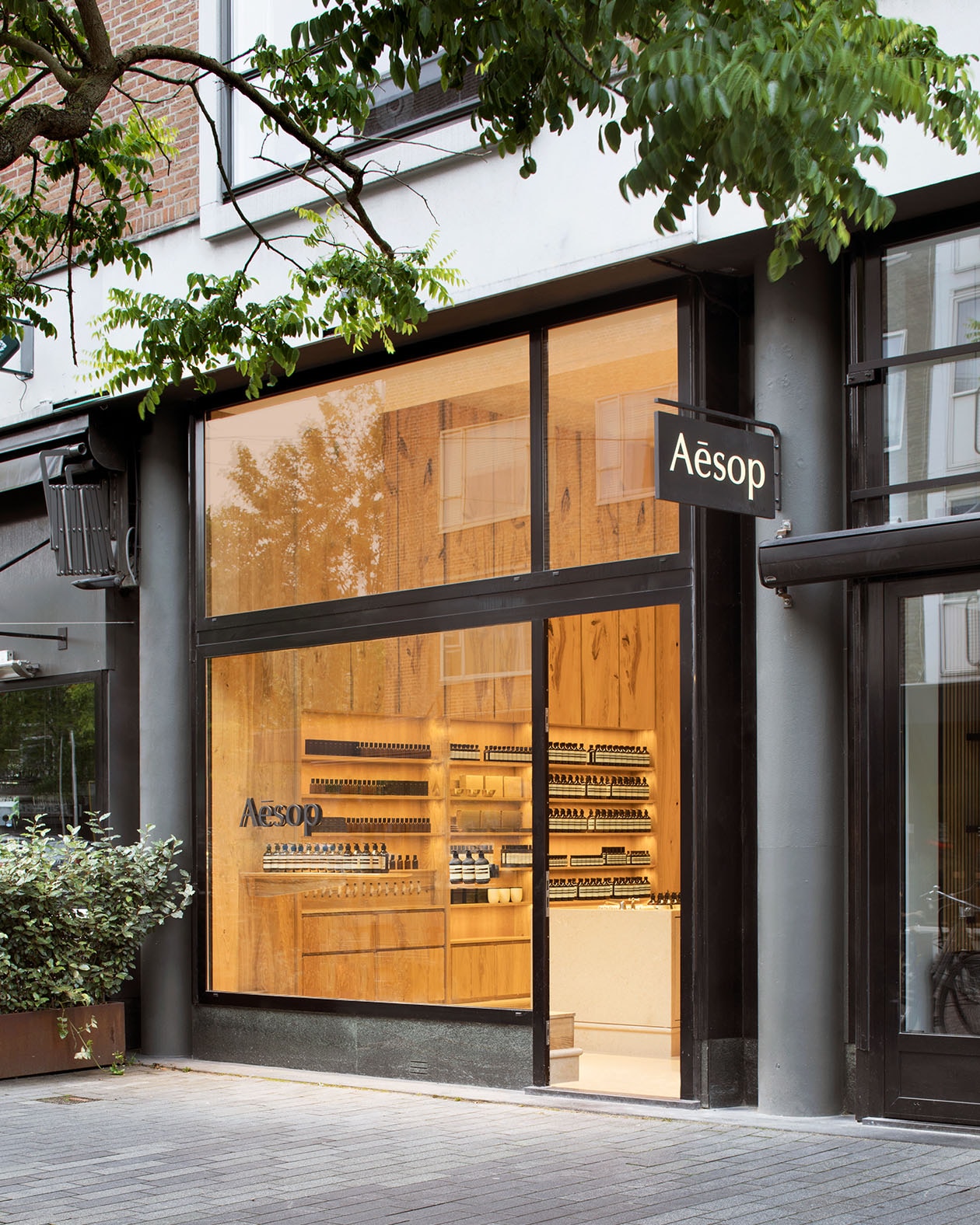 Aesop De Meent store facade.