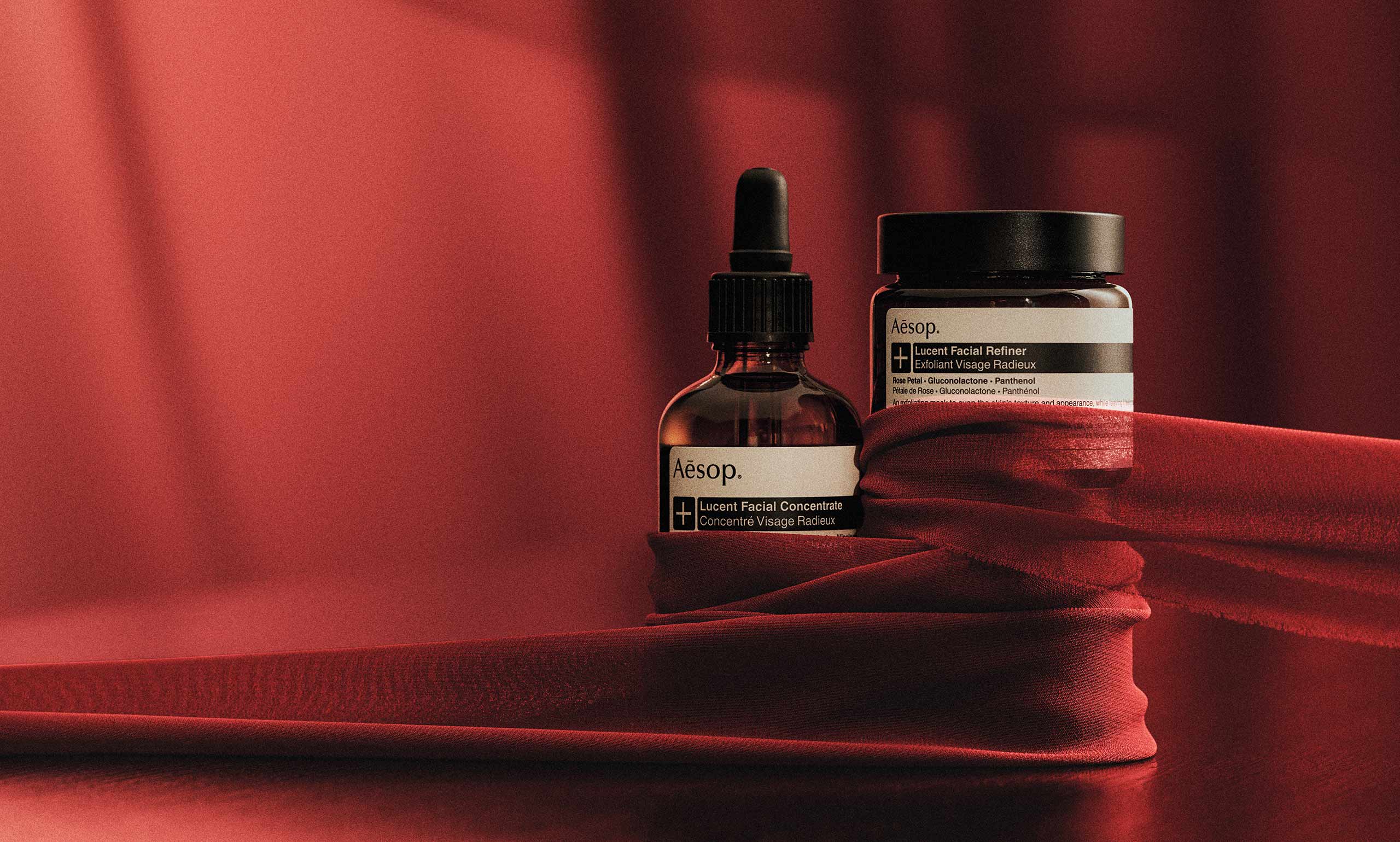 Aesop skincare products.