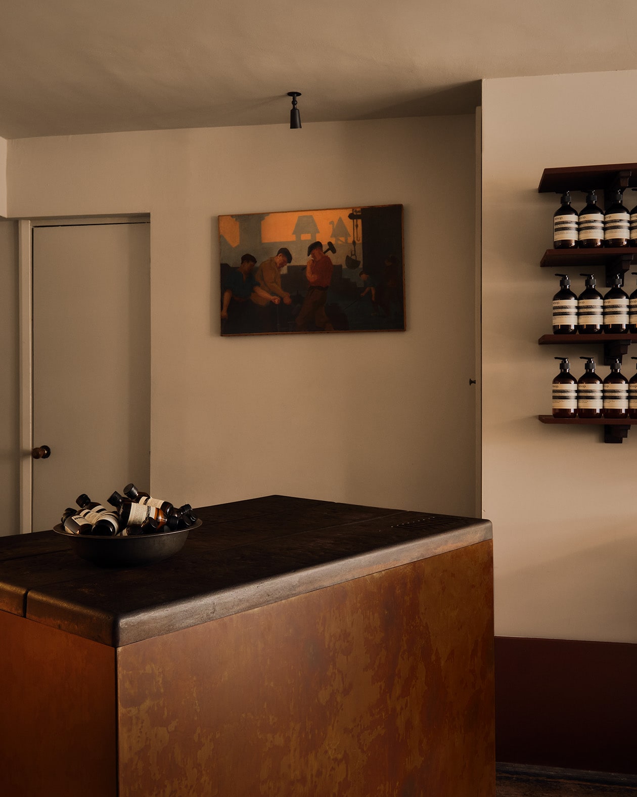 Aesop Shoreditch II store interior basin.